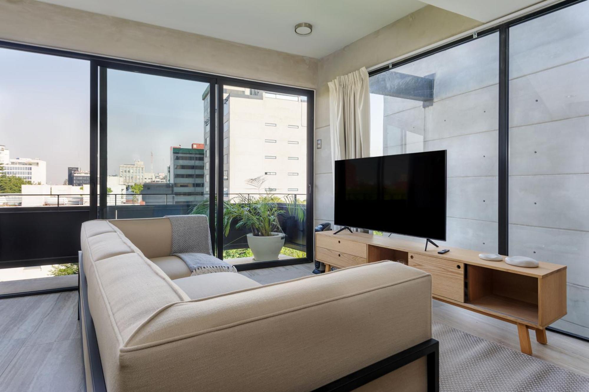 Charming 2br Penthouse With Terrace In Cuauhtemoc Mexico