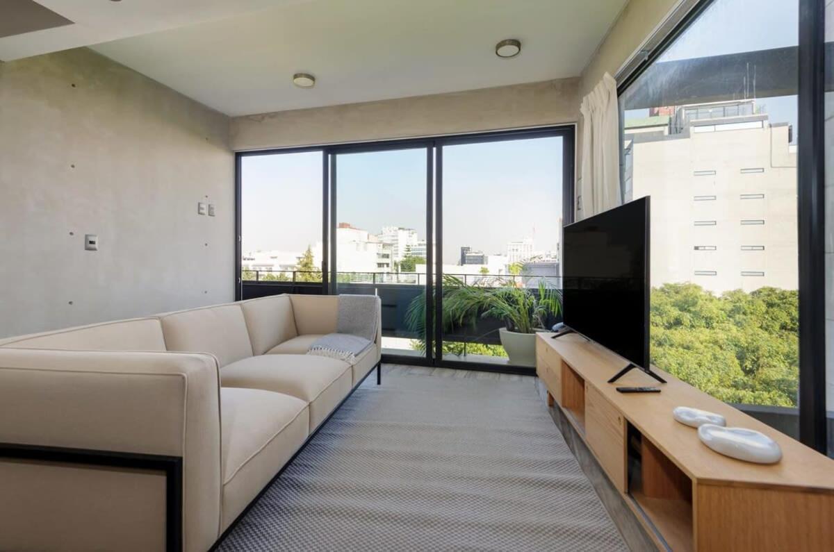 Appartement Charming 2br Penthouse With Terrace In Cuauhtemoc